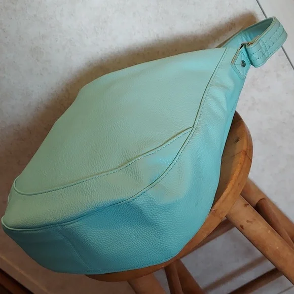 Jewel Thirty One Light Mint Green Faux Leather Shoulder Hobo Bag NWT. - Picture 4 of 8